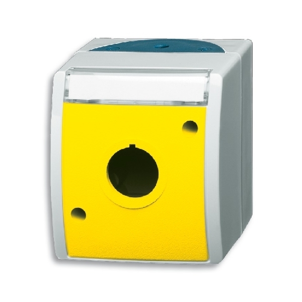 Huis gat 22,5mm IP44 geel 2533 WN-15-53 afbeelding 2