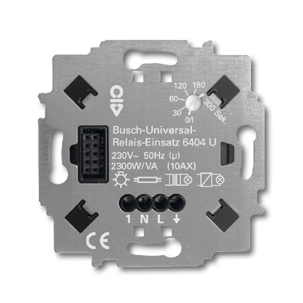Relaissokkel univ. 2300W/VA inbouw 6404 U afbeelding 2