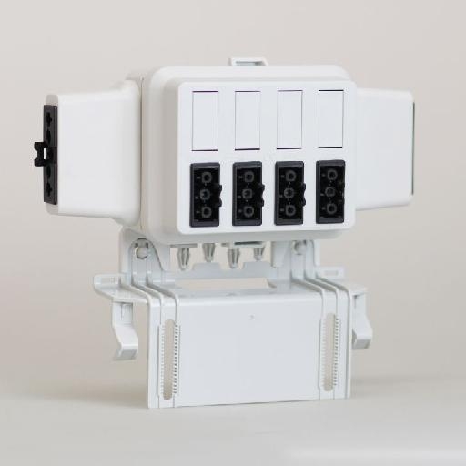 ATTEMA 4612 KABELDOOS AK2S 5P 4X3P ZW L1 afbeelding 2