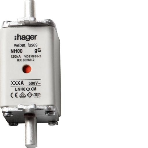 Hager Mespatroon NH00 160A gG 500V combimelder LNH0160M afbeelding 2