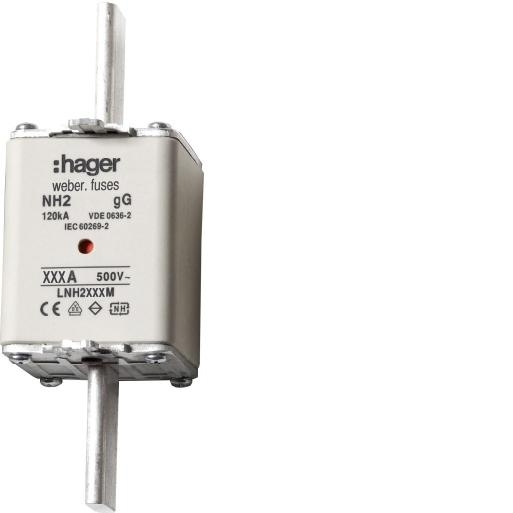 Hager Mespatroon NH2 355A gG 500V combimelder LNH2355M afbeelding 2