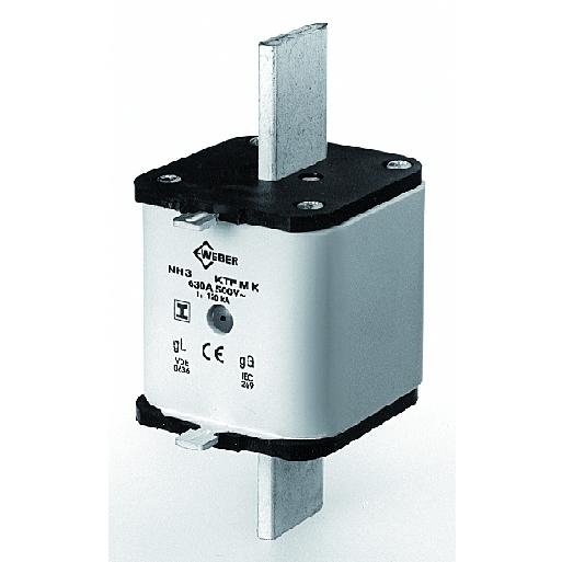 Hager Mespatroon NH3C 500A gG 500V combimelder, trekoren LNH3500MK afbeelding 2