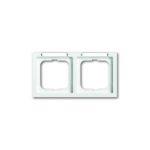 Busch-Jaeger 2-voudig afdekraam 1732-184 NSK studiowit (2CKA001754A4368) afbeelding 2