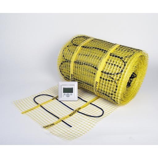 Vloerverwarming Mat S + regeling 1,75m²-263W set afbeelding 2
