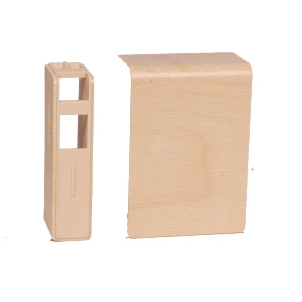 Eindkap SL L/R 55mm esdoorn afbeelding 2