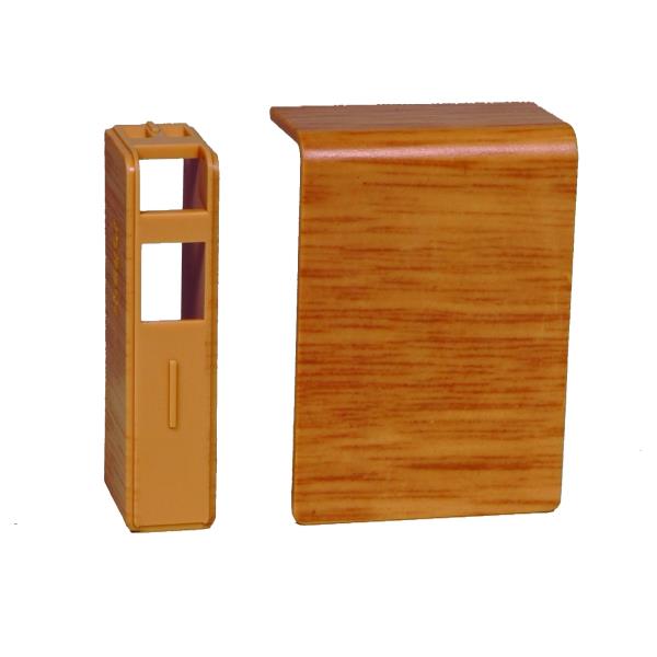 Eindkap SL L/R 55mm eiken afbeelding 2