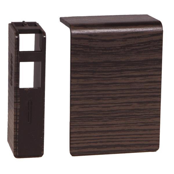 Eindkap SL L/R 55mm sucupira afbeelding 2