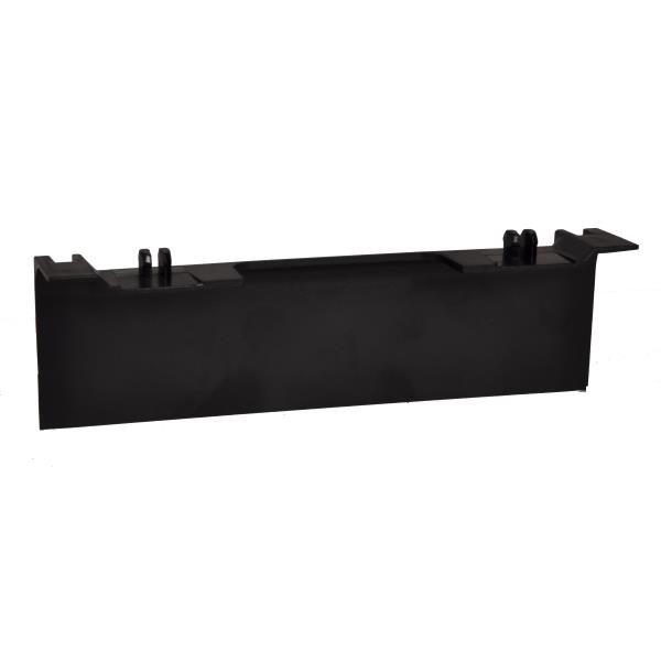 Plintpasstuk voor outlet SL 80mm RAL9011 zwart afbeelding 2