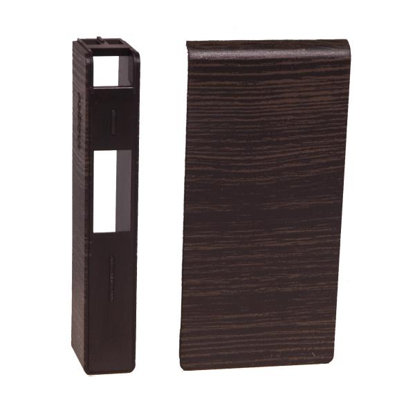 Eindkap SL L/R 80mm sucupira afbeelding 2