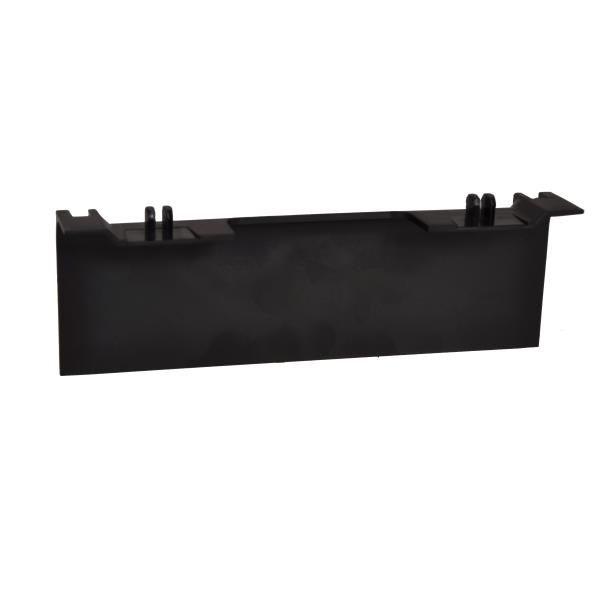 Plintpasstuk voor outlet SL 115mm RAL9011 zwart afbeelding 2