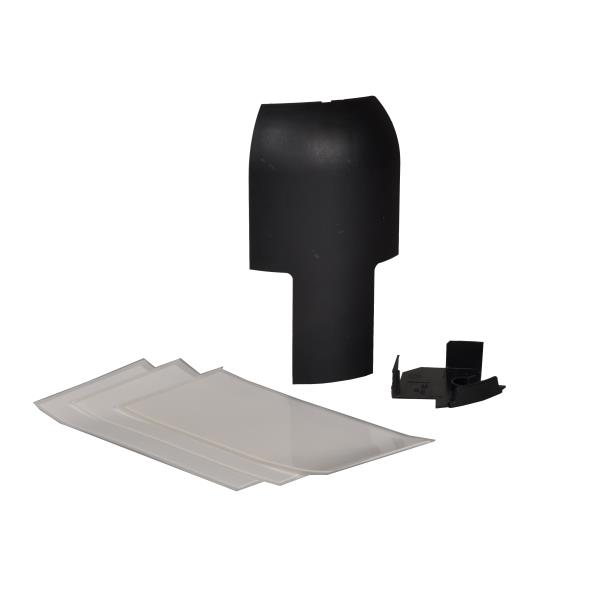 Aansluitstuk EK hoekgoot aan SL20055 RAL9011 zwart afbeelding 2