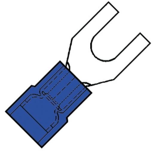 Vorkkabelschoen M5 voor 1,5-2,5 mm2 blauw 156540 Klemko afbeelding 2