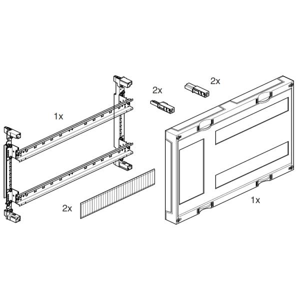 Hager Bouwsteen met NH00 + 2x17 ME UD22H1B afbeelding 2