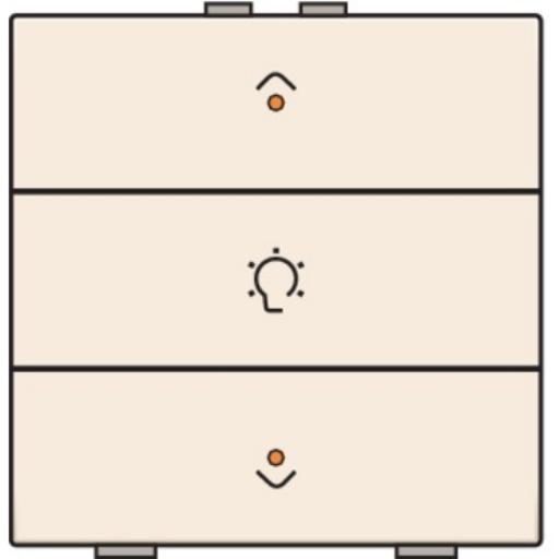 HC Bediening dimmen 1v (3-knops)+LED 100-52043 afbeelding 2