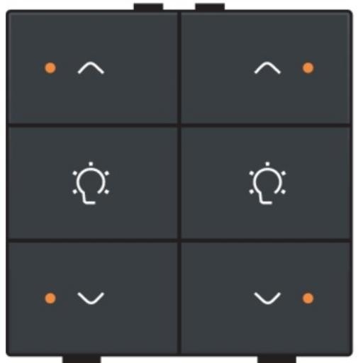 HC Bediening dimmen 2v (6-knops)+LED 122-52046 afbeelding 2
