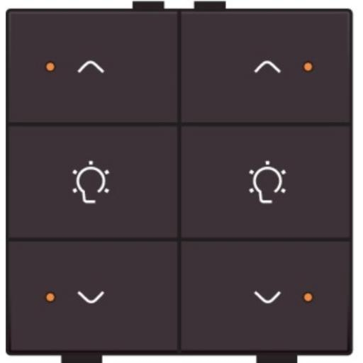 HC Bediening dimmen 2v (6-knops)+LED 124-52046 afbeelding 2