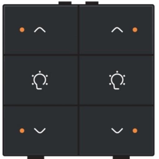 HC Bediening dimmen 2v (6-knops)+LED 161-52046 afbeelding 2