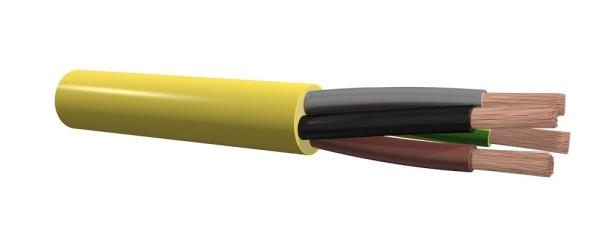 DYNAMIC PUR 4X0.75 R100 POLYURETHAAN HV 4X0.75 GEEL afbeelding 2
