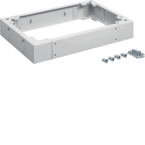 Hager Sokkel B600xH100xD400mm klasse II IP54 grijs FZ902SD afbeelding 2