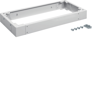 Hager Sokkel B850xH100xD400mm klasse II IP54 grijs FZ903SD afbeelding 2