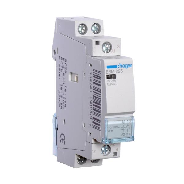 Hager Magneetschakelaar 25A 2M 110VAC ESM225 afbeelding 2