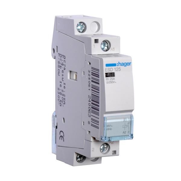 Hager Magneetschakelaar 25A 1M 24VAC ESD125 afbeelding 2