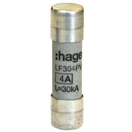 Hager Buiszekering PV Ø10x38mm 4A 1000VDC LF304PV afbeelding 2