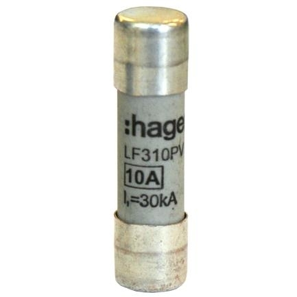 Hager Buiszekering PV Ø10x38mm 10A 1000VDC LF310PV afbeelding 2