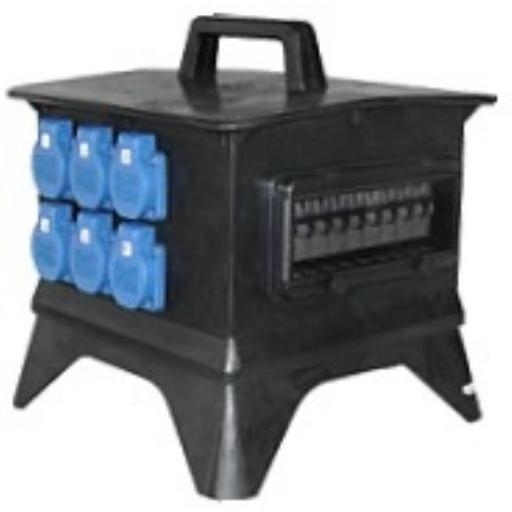 KERAF KE27N VOLRUBBERKAST 6X230/2X32A5P afbeelding 2
