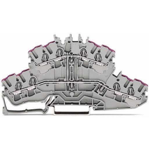 WAGO 2002-2408 ETAGEKLEM 2 TOPJS 8DR 2.5LGS afbeelding 2