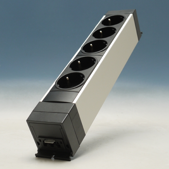 Stekkerdoos Wago 5xWCD+RA aluminium afbeelding 2