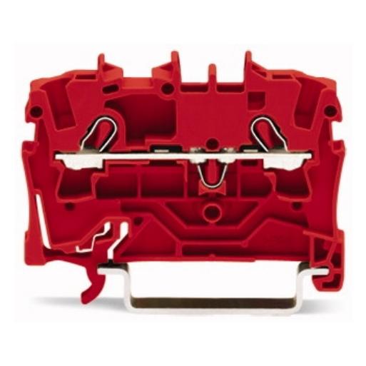 WAGO 2002-1203 RAILKLEM TOPJS 2-DR 2.5MM RD afbeelding 2