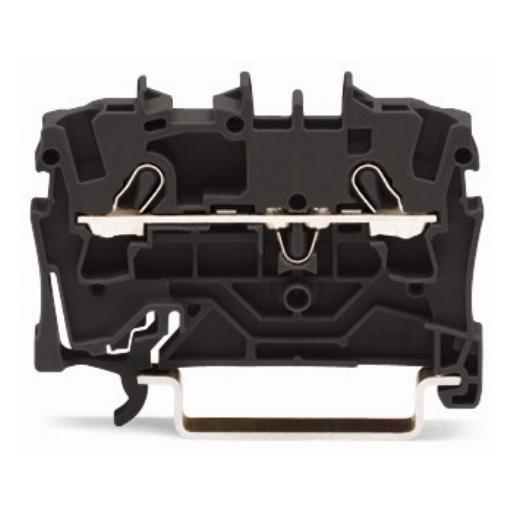 WAGO 2002-1205 RAILKLEM TOPJS 2-DR 2.5MM ZW afbeelding 2