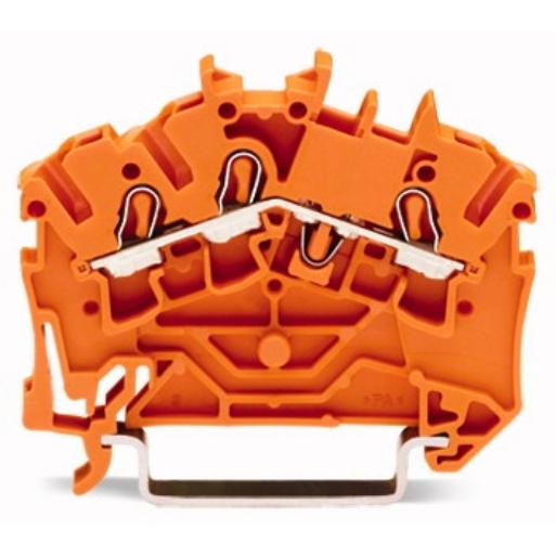 WAGO 2002-6302 RAILKLEM TOPJS 3-DR 2.5MM 35OR afbeelding 2