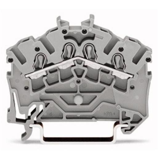 WAGO 2002-6406 RAILKLEM TOPJS 4-DR 2.5MM 35GE afbeelding 2