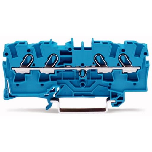 WAGO 2004-1404 RAILKLEM TOPJS 4-DR 4 MM BL afbeelding 2