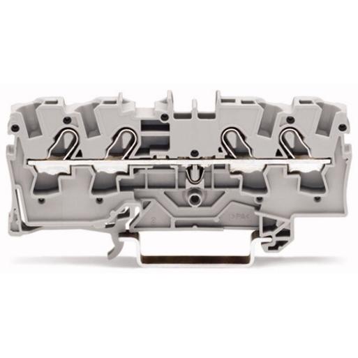 WAGO 2004-1405 RAILKLEM TOPJS 4-DR 4 MM ZW afbeelding 2