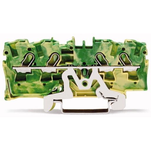 WAGO 2004-1407 RAILKLEM TOPJS 4-DR 4 MM GRGE afbeelding 2