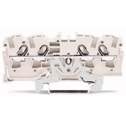 WAGO 2004-1408 RAILKLEM TOPJS 4-DR 4 MM WT afbeelding 2