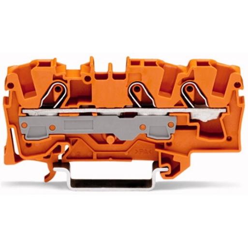 WAGO 2006-1302 RAILKLEM TOPJS 3DR 6(10F)MM OR afbeelding 2