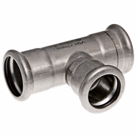Vsh xpress rvs 304 t-stuk 88.9 afbeelding 2