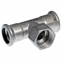 Vsh xpress rvs 304 t-stuk bin.dr. 18x1/2x18 afbeelding 2