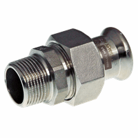 Vsh xpress rvs 304 3-delige kopp. buit.dr. 54x2 afbeelding 2