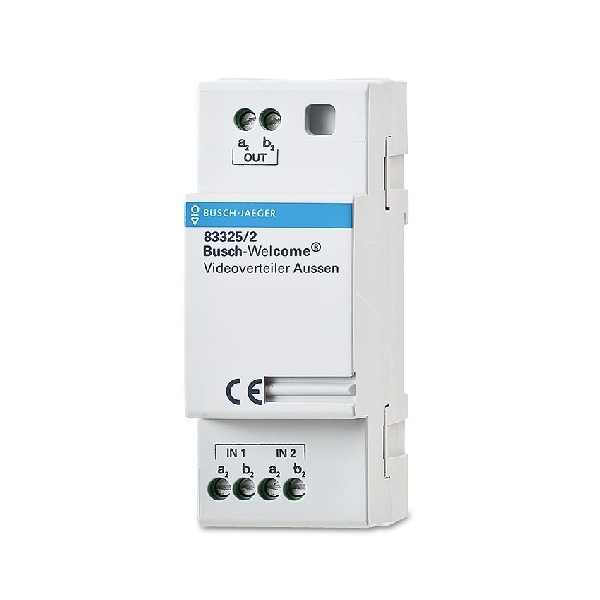 Video-verdeler-buiten DIN-rail 83325/2 afbeelding 2