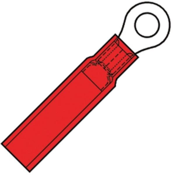 Waterdichte Föhnringkabelschoen M-5 voor draad 0,5-1,5 mm2 afbeelding 2