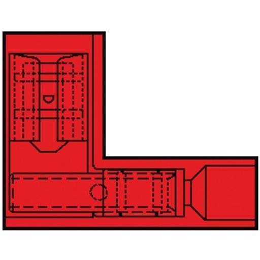 KLEMKO IS1507FLBF-NY KABELSCH VLAKBUS6.3RO1.5 HKSN afbeelding 2