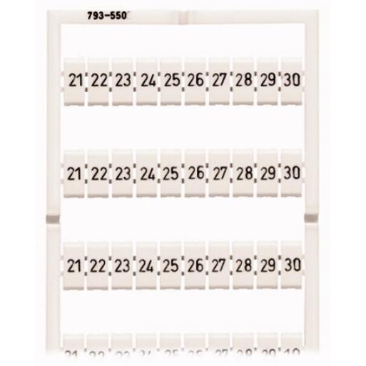 WAGO 793-5504 MARK WMB 5-5.2MM HOR 21-30 10X afbeelding 2