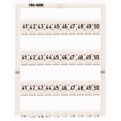 WAGO 793-5506 MARK WMB 5-5.2MM HOR 41-50 10X afbeelding 2