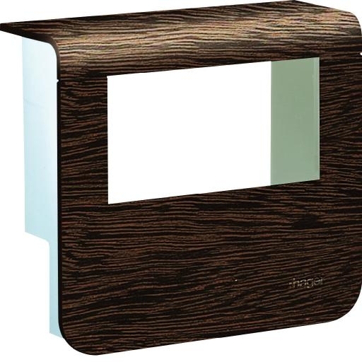 Outlet afdekkap SL 55mm sucupira afbeelding 2