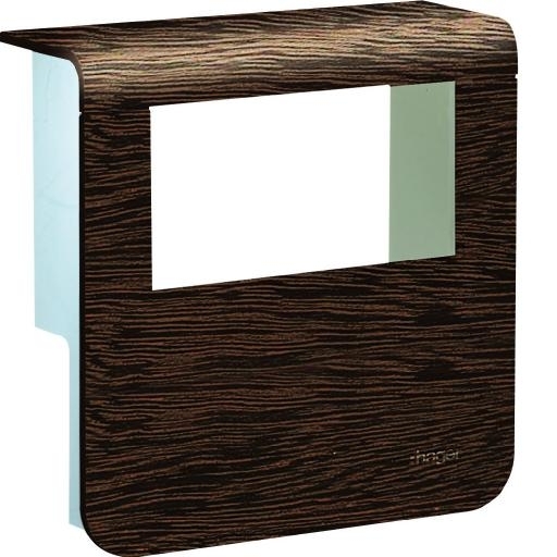 Outlet afdekkap SL 80mm sucupira